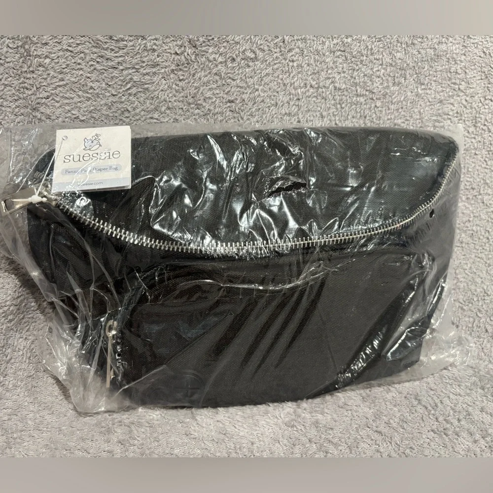 Suessie Fanny Pack Diaper Bag - with Baby Changing Pad & Waterproof Wipes Pocket